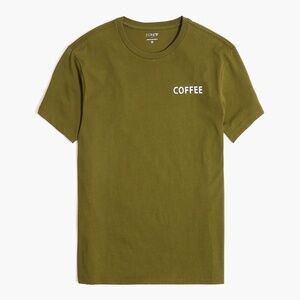 J. Crew Factory Men's "Coffee" graphic tee